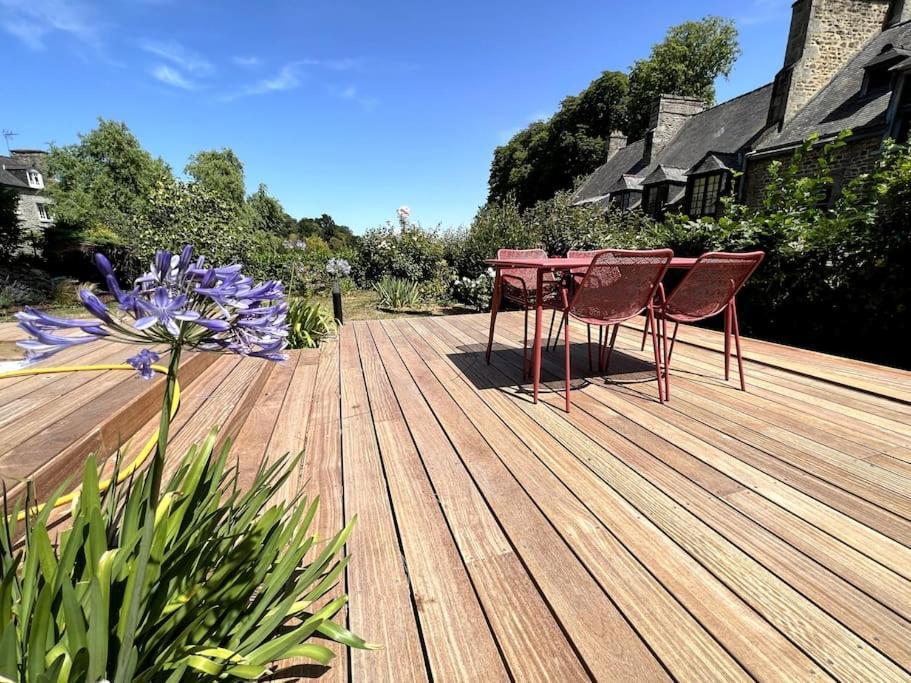 Superbe Appartement Avec Jardin Dinan Centre - Jerzual Экстерьер фото