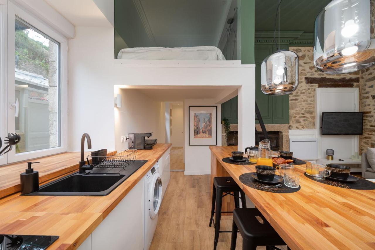 Superbe Appartement Avec Jardin Dinan Centre - Jerzual Экстерьер фото