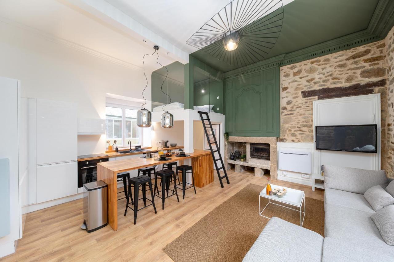 Superbe Appartement Avec Jardin Dinan Centre - Jerzual Экстерьер фото